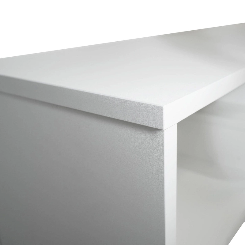 Surrey 60.2 2 Pc 1-Drawer Floating TV Stand Media Console with Open Shelves