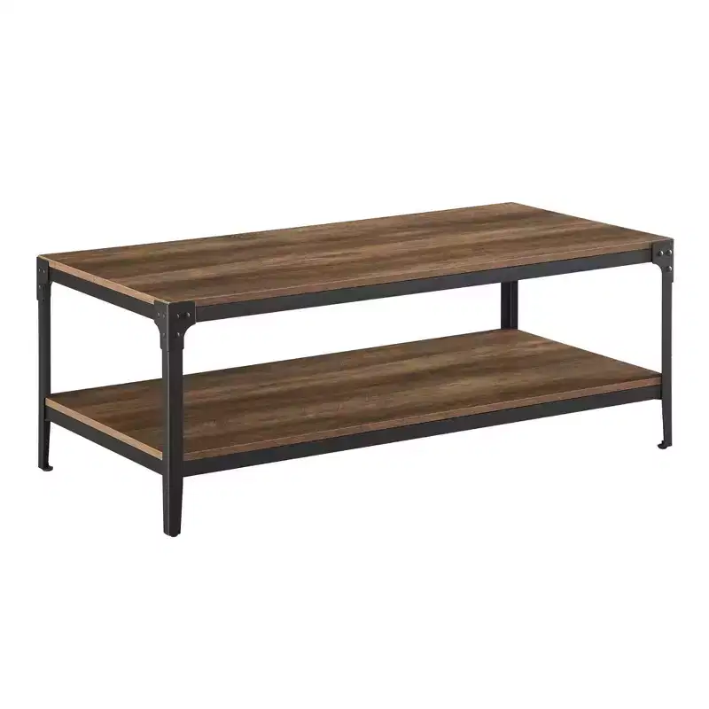 Benny Urban Industrial Angle Iron Coffee Table - Saracina Home