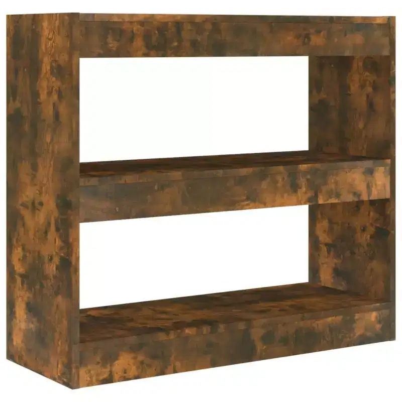 Book Cabinet Smoked oak Engineered wood Medium Book Cabinet