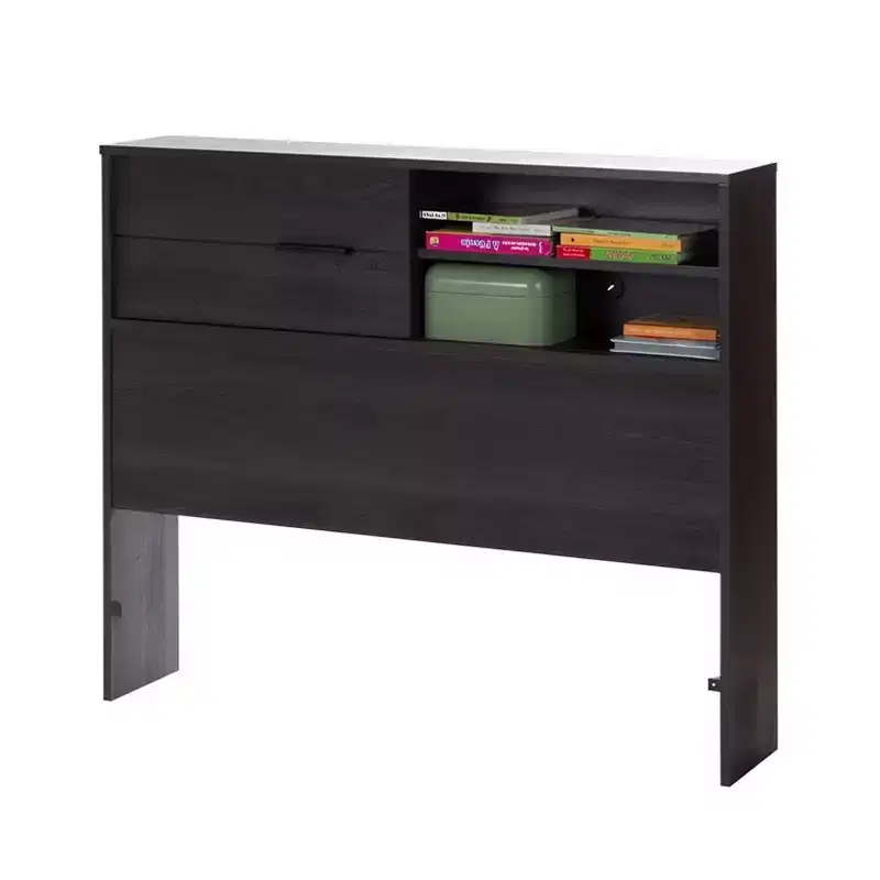 HomeStock Laminated Particleboard Twin Kids Headboard with Storage