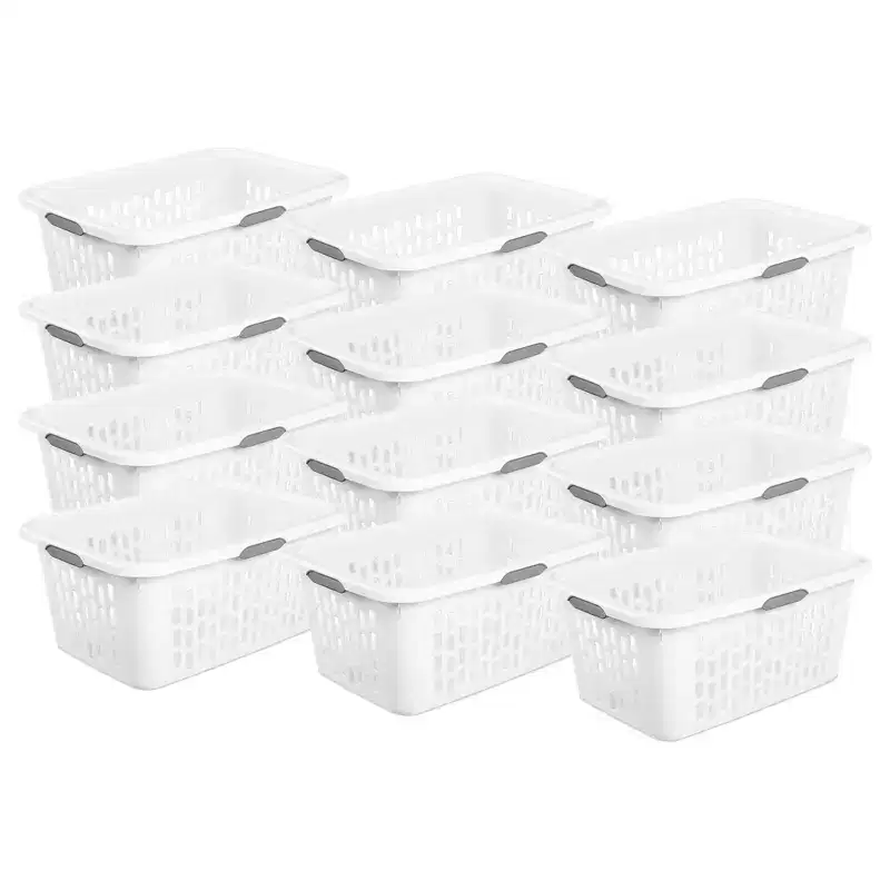 Sterilite Laundry Basket, Plastic Hamper with Handles