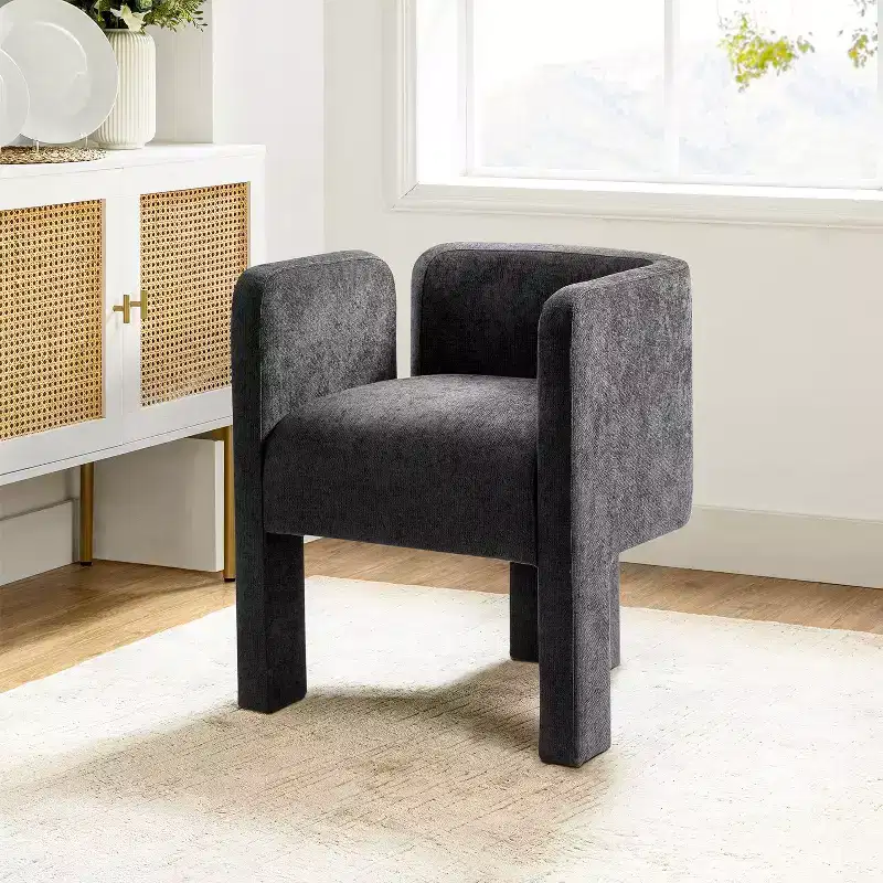 Elias Modern Dining Chair with Three-legged Design for Dining Rooms Offices Living Rooms and Bedrooms| ART OF LIVING DESIGNS
