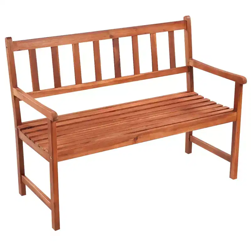 Garden Bench Natural Acacia Wood Solid Acacia Wood Standard