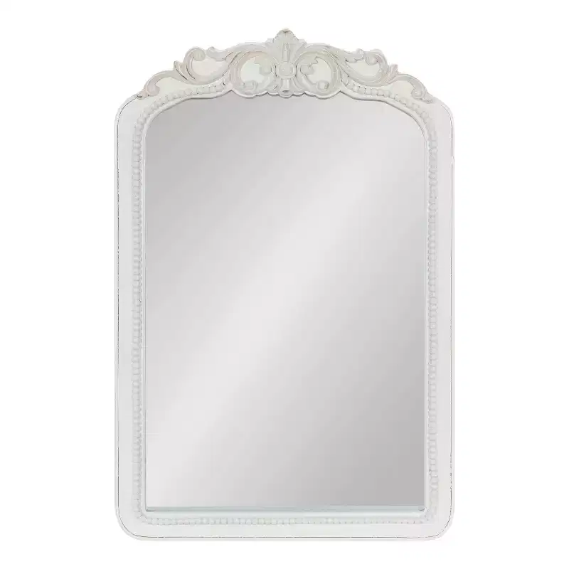 Kate & Laurel All Things Decor Jenelle Framed Wall Mirror White