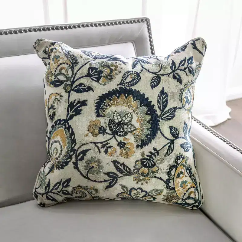 Creation Velvet Upholstered Loveseat Light Gray/Navy - Furniture Of America
