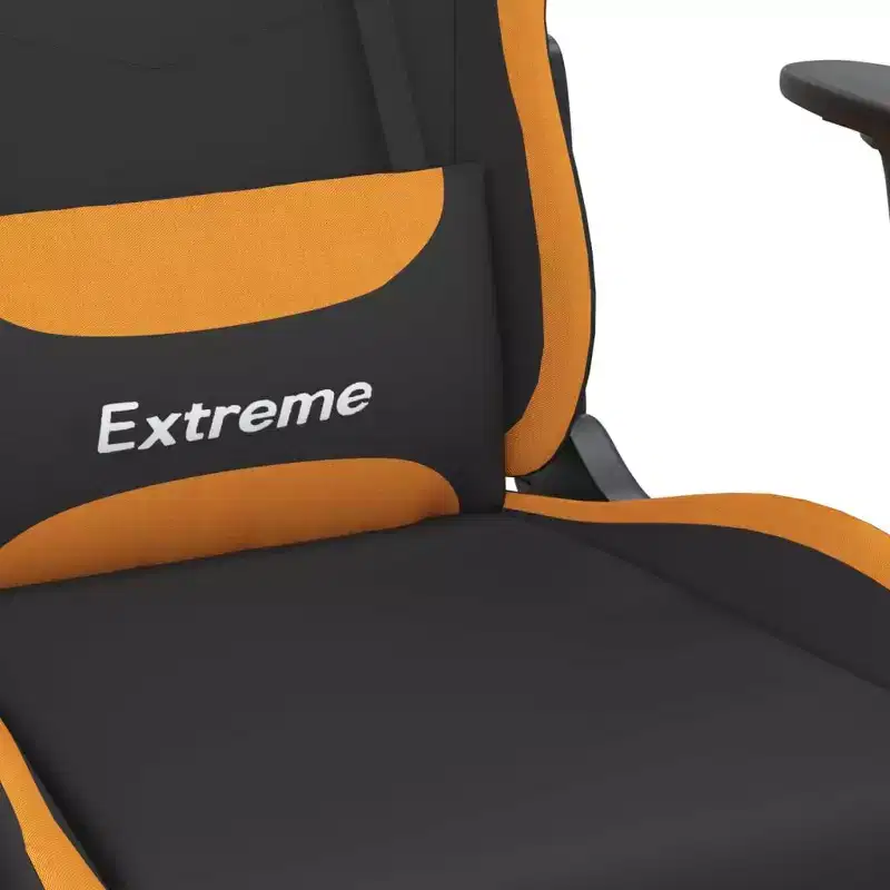 vidaXL Gaming Chair Black and Cream