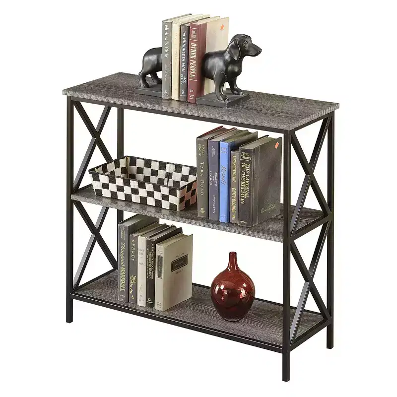 29.25 Tucson 3 Tier Bookcase - Breighton Home
