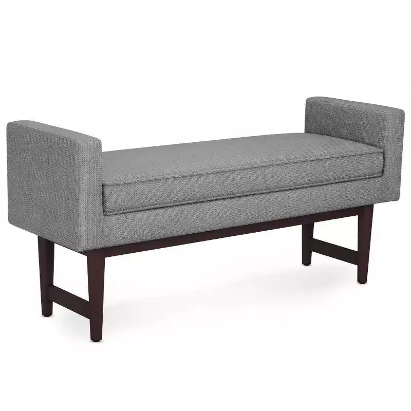 WyndenHall 46 Highbridge Contemporary Ottoman Bench