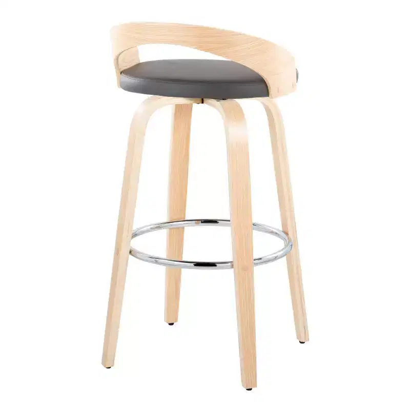 LumiSource Set of 2 30 Grotto Swivel Barstools