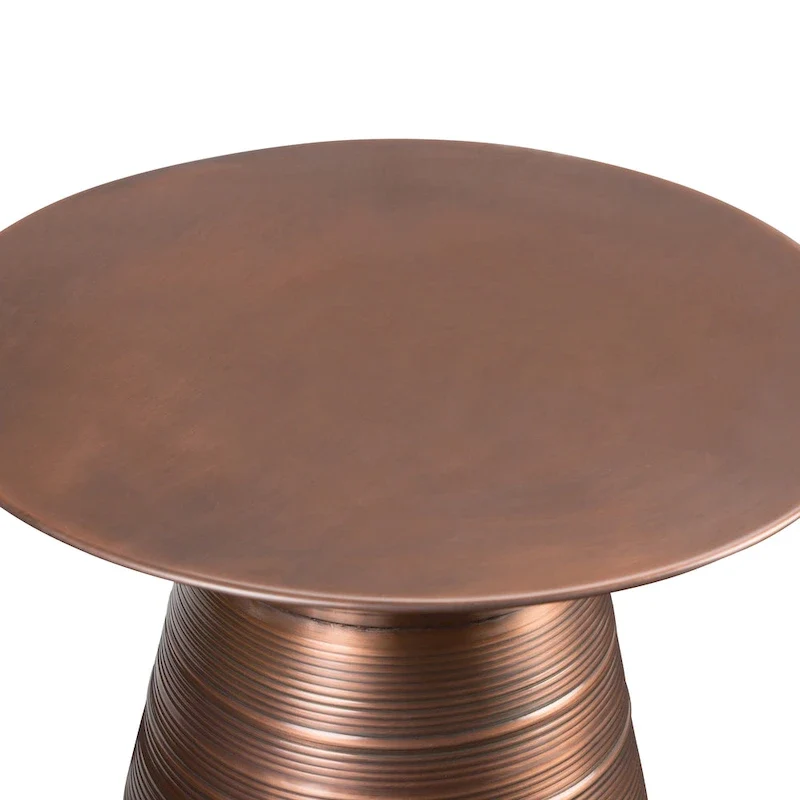 WYNDENHALL Bernhardt Industrial 18 inch Wide Metal Accent Side Table, Fully Assembled