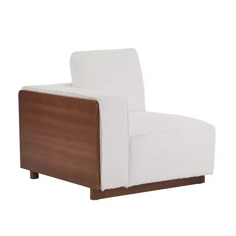 Christopher Knight Home Avery Upholstered L Shape Sectional Sofa with Pillows, Beige/Brown