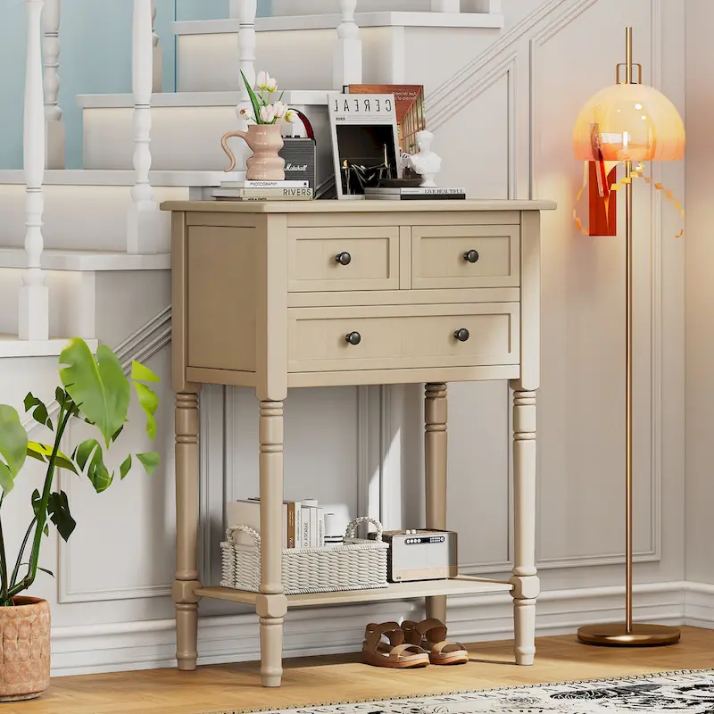Narrow Console Table Slim Sofa Table