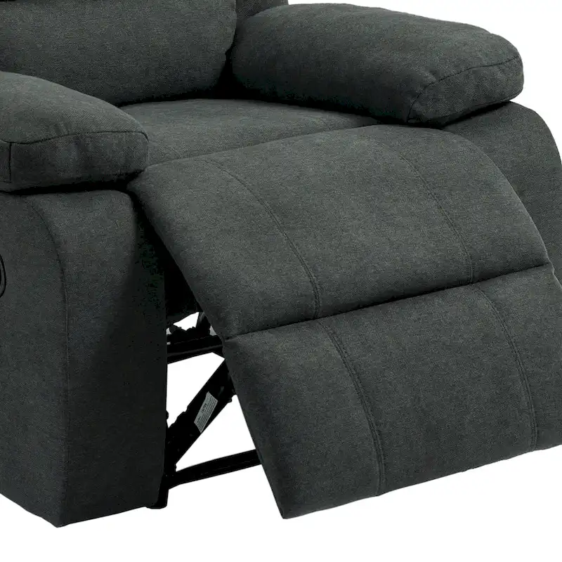 2Set Modern Lounger Adjustable Manual Recliner Chair