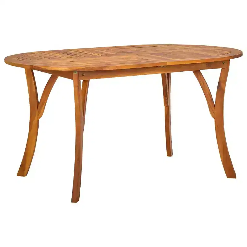 vidaXL Dining Set Black Solid Acacia Wood Large Adjustable Armrests