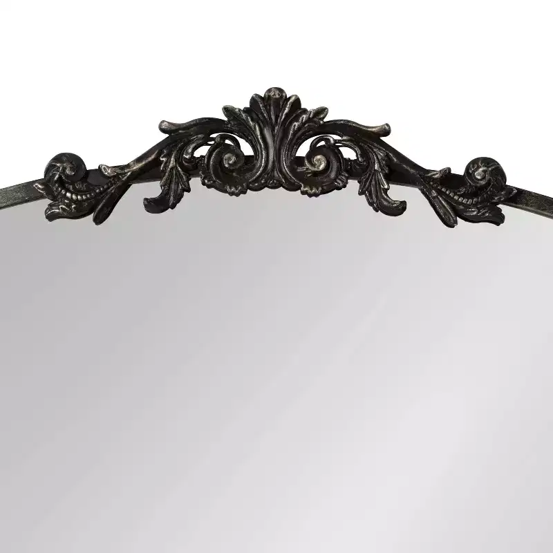 Kate & Laurel All Things Decor 33x26 Arendahl Traditional Arch Mirror with Shelf