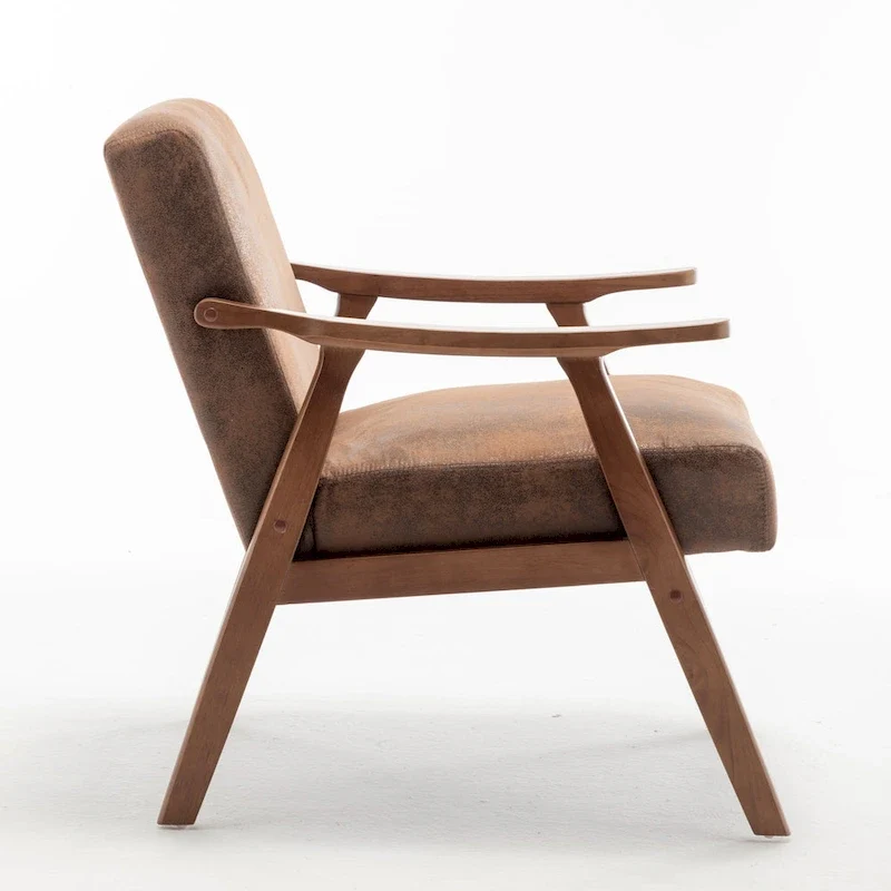 Solid Wood Frame Accent Chair