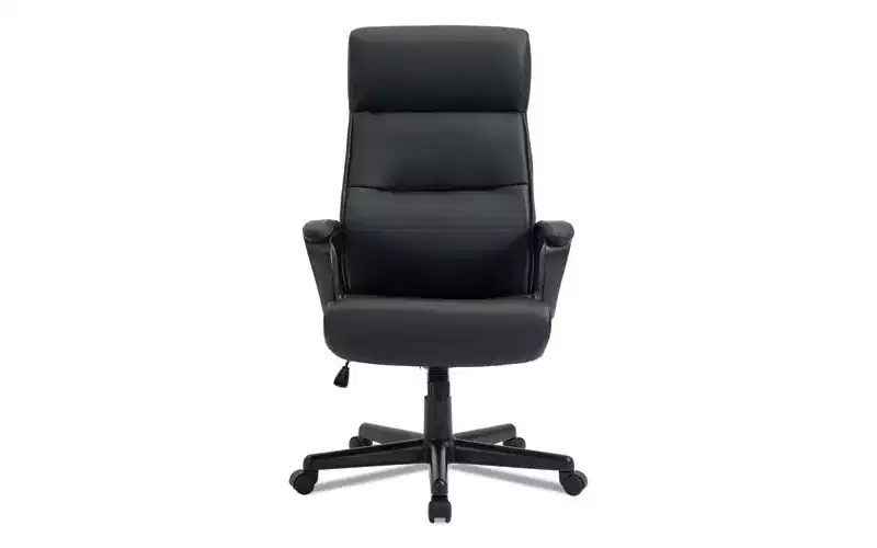 Alera Alera Oxnam Series High-Back Task Chair, Supports Up to 275 lbs, 17.56 to 21.38 Seat Height, Black Seat/Back, Black Base