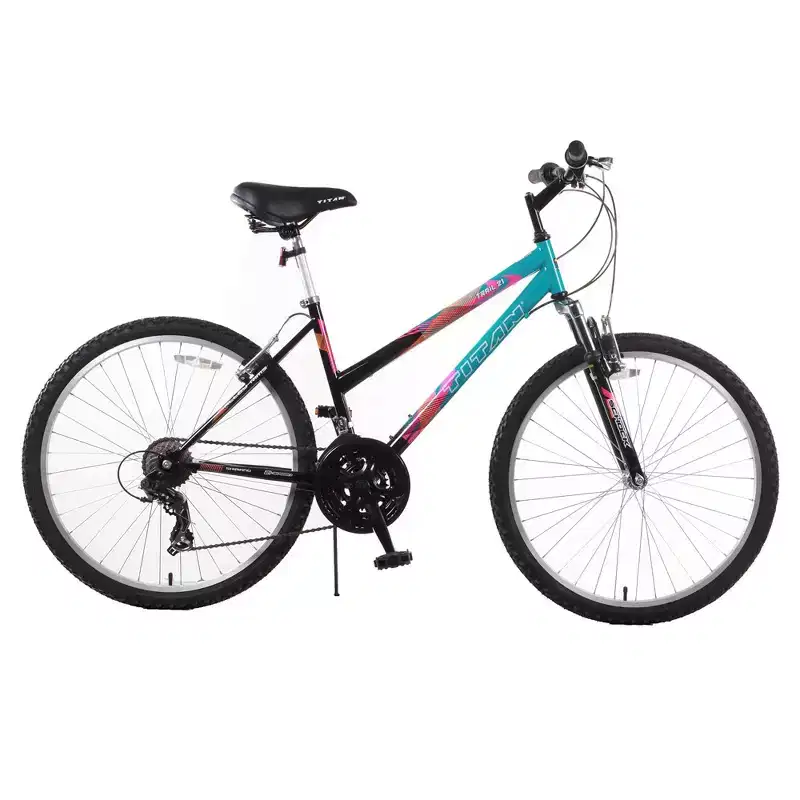 Titan Trail 21-speed Suspension Women's Mountain Bike, 18-Inch Frame, Blue
