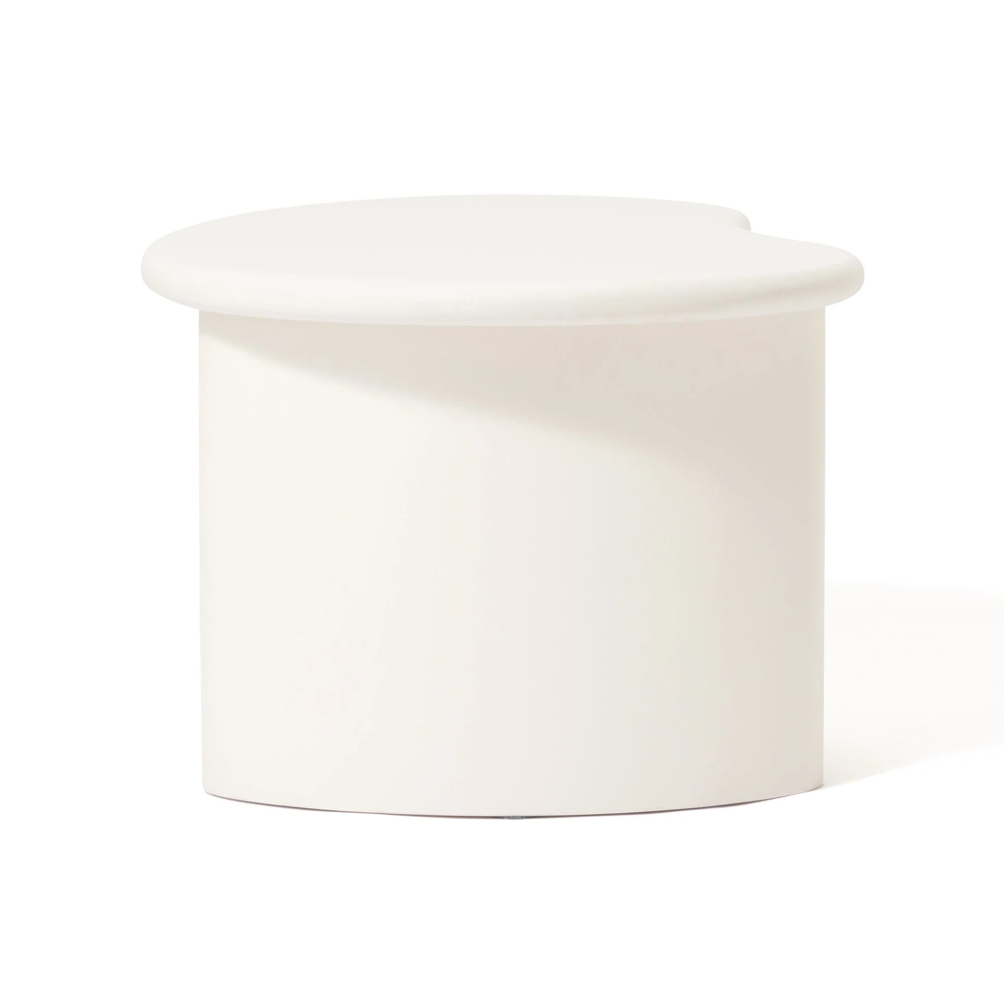 White Oval Coffee Table