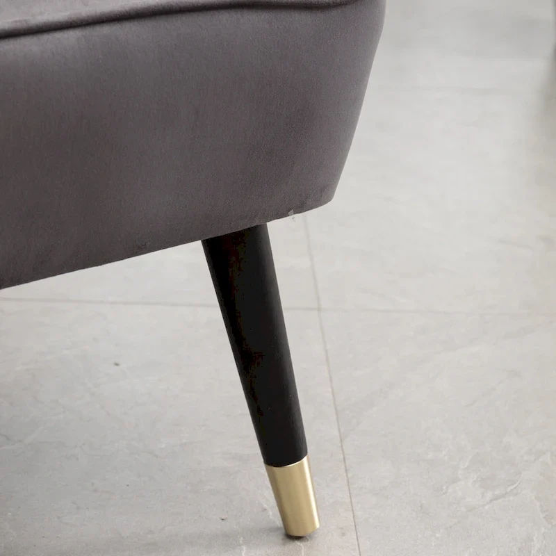 Gray 26 Polyester Accent Chair