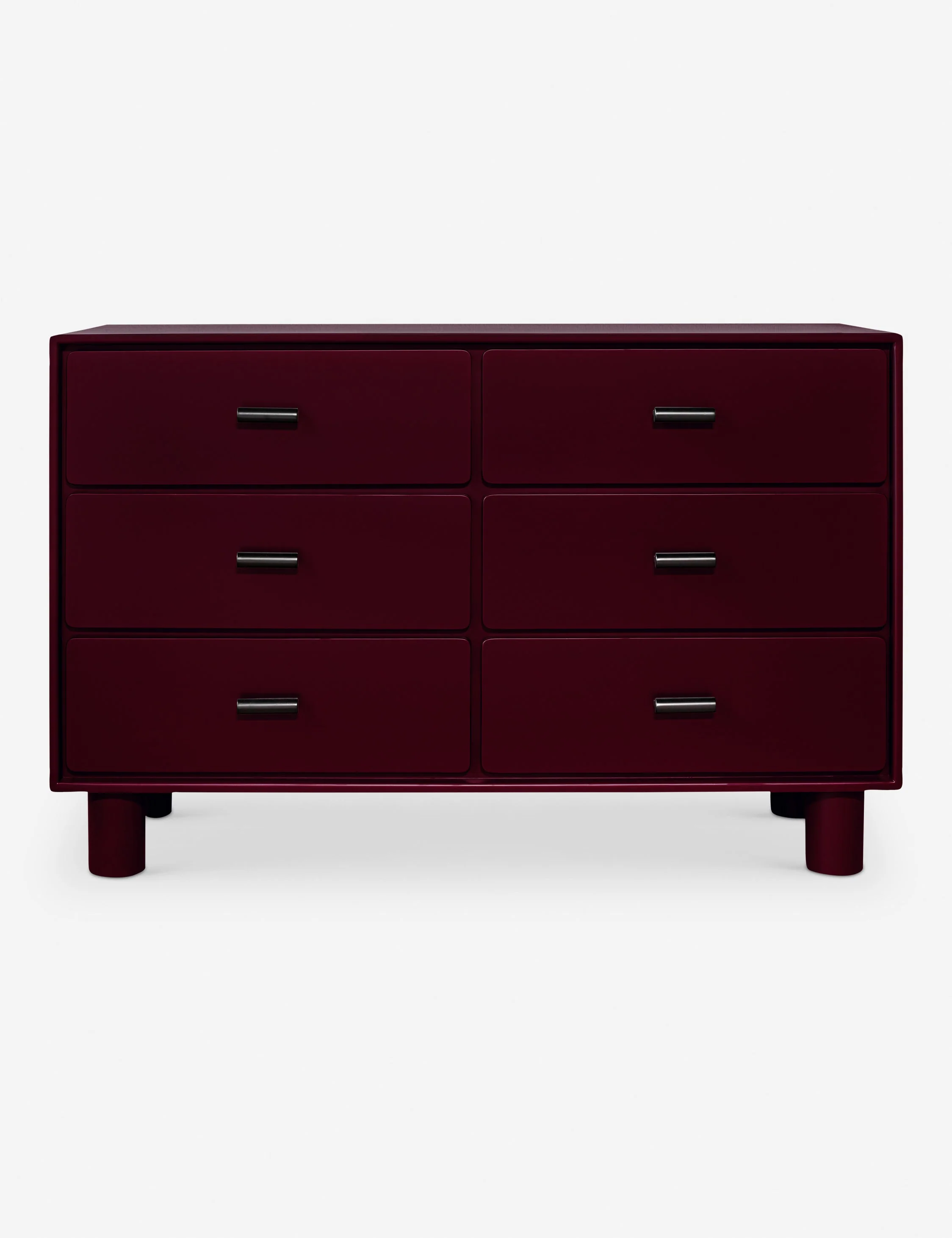 Dresser - The dresser brings bold color to clean lines for streamlined bedroom