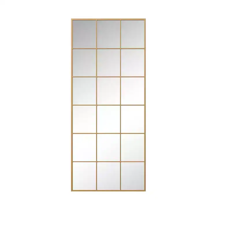 Gold Metal Framed Full Length Mirror