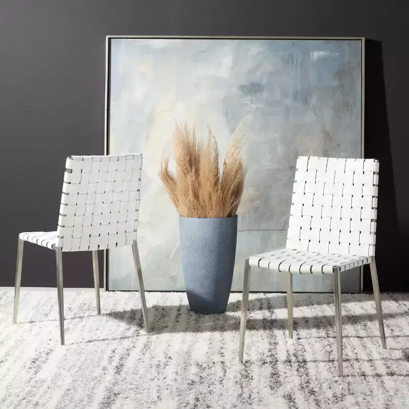 Rayne Woven Dining Chair (Set of 2) - DCH3006 - Safavieh