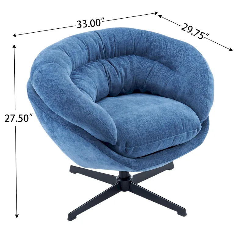 Liamer Swivel Club Chair by Christopher Knight Home