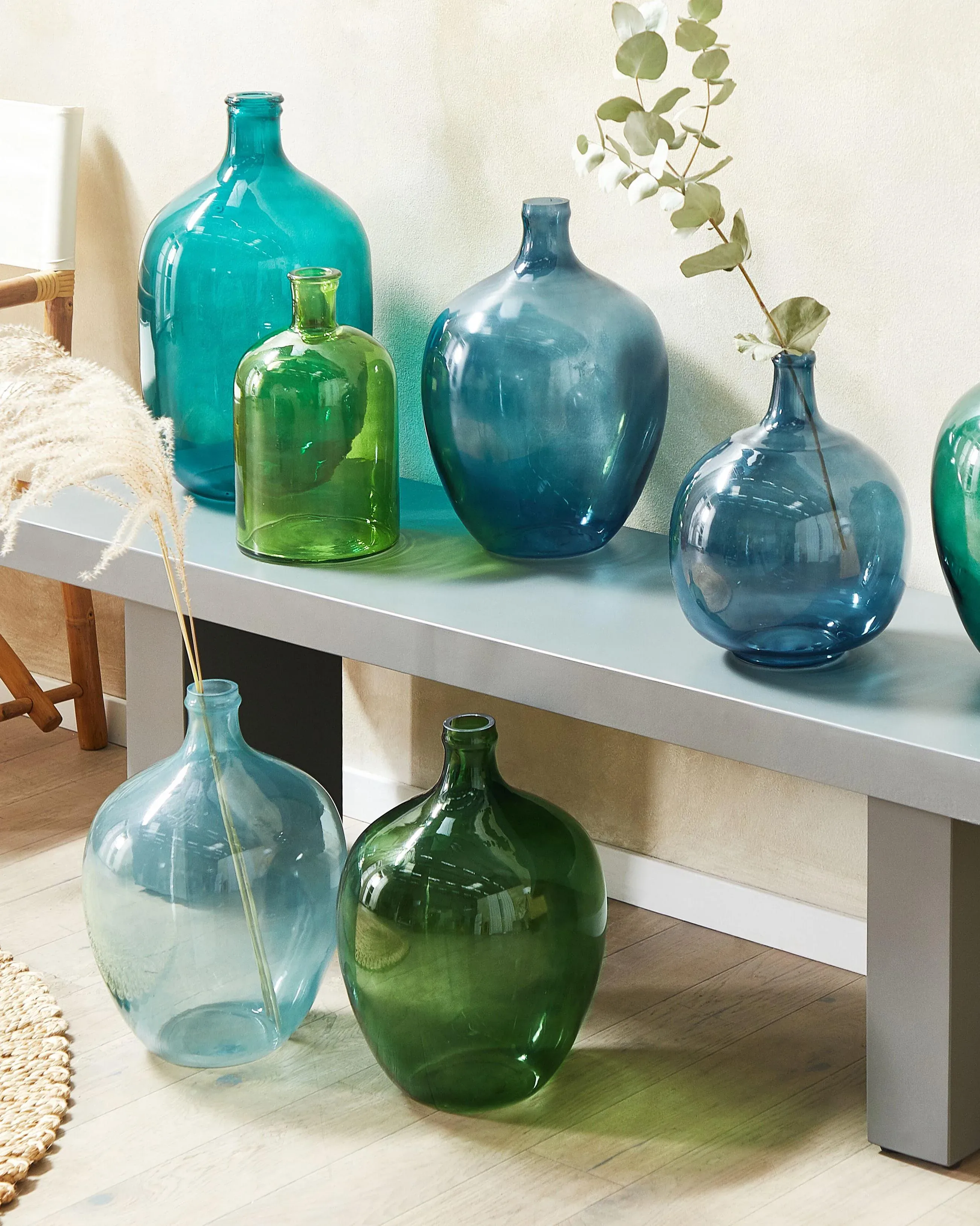 Vaso decorativo Vetro 31 cm Verde