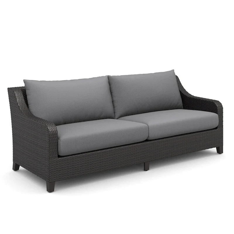 New Classic Furniture Fiji 4-Piece Patio Sofa Set with Sled Base