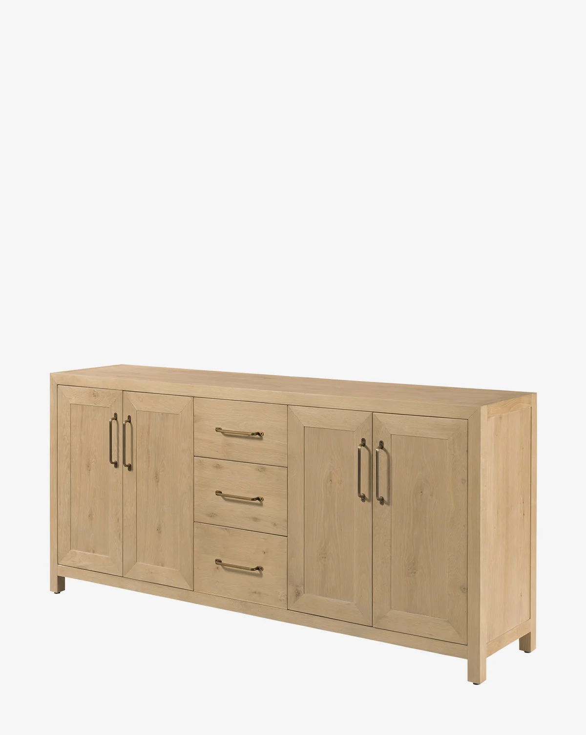 Modern Wood Console Table with Streamlined Design for Living Room