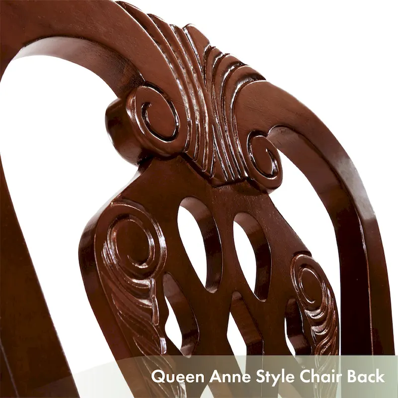 Carpia Traditional Wood Dining Chairs (Set of 2) by Furniture of America