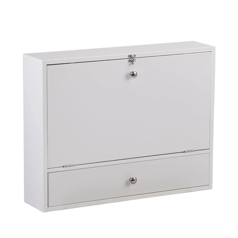 SEI Furniture Wall-mounted Folding Laptop Desk