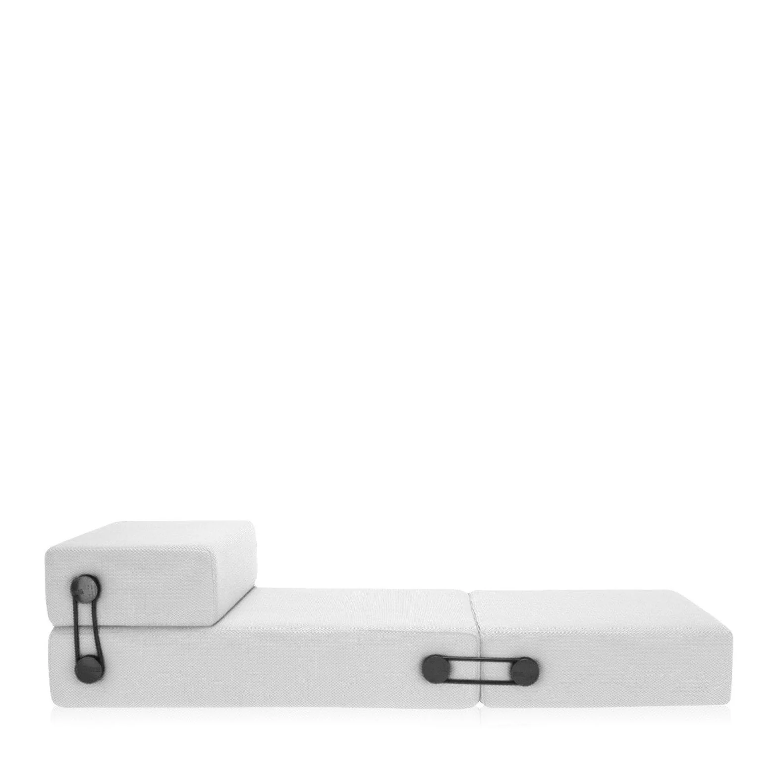 Modern Technical Fabric Modular Chaise with Convertible 3-in-1 Configuration for Living Room