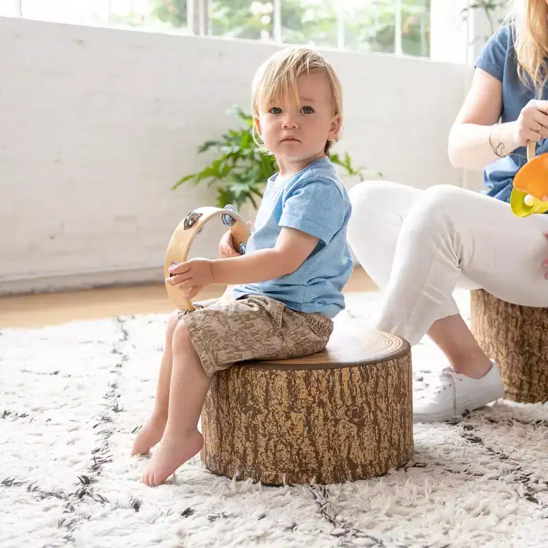 SoftZone Tree Stump Stool Set 3-Piece