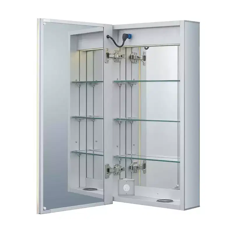 Fine Fixtures Smart Bathroom Medicine Cabinet, Aluminum, Recessed/Surface Mount