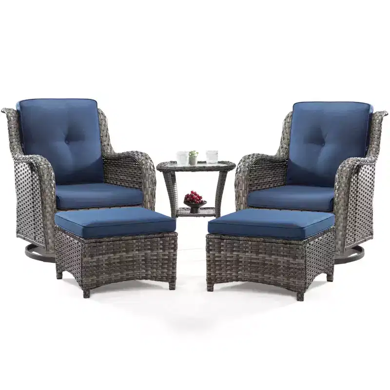UPTIOT Osage 5-Piece Seating Group with Cushions