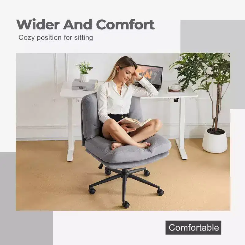25.2 Inch Make Up Task Office Chair