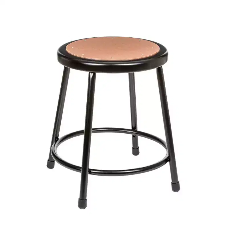 2pk Heavy Duty Steel Stool Black