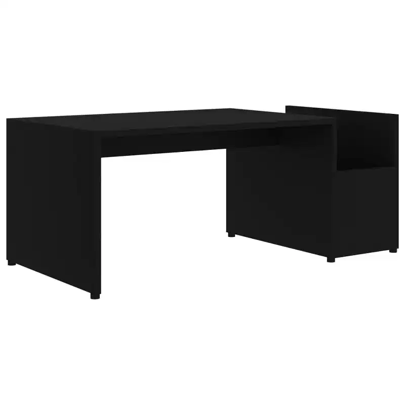 vidaXL Coffee Table White Engineered Wood Medium Storage Coffee Table