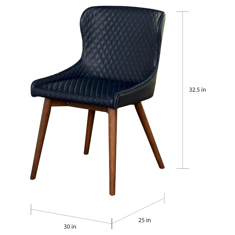 Simple Living Seguro Upholstered Mid-century Dining Chairs (Set of 2)