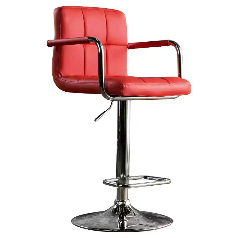 24/7 Shop At Home Ethan Adjustable Swivel Barstool with Arms Furniture of America