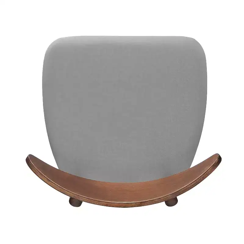 Christopher Knight Home Barron Mid Century Modern Rubberwood Fabric Upholstered Dining Chairs (Set of 2)