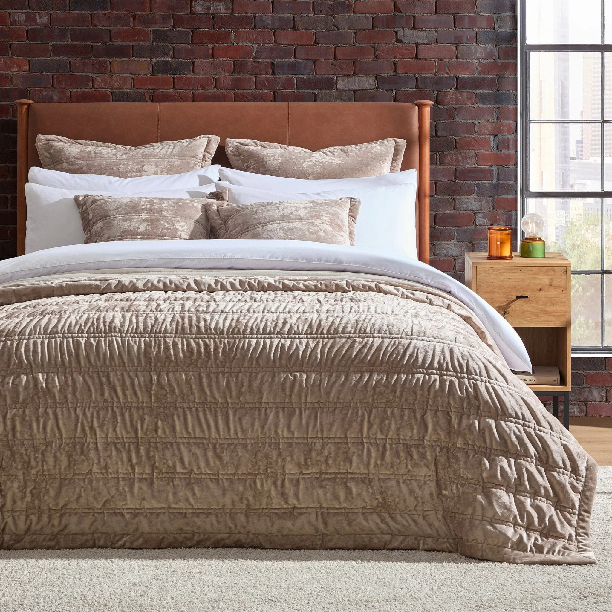 Bed - Leather