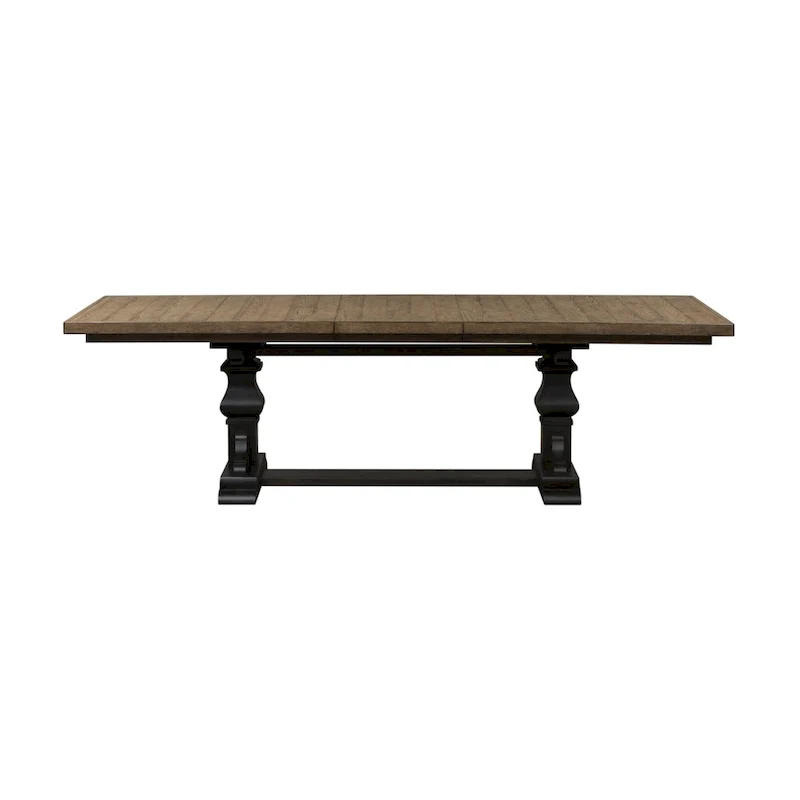 Harvest Home Chalkboard 5 Piece Trestle Table Set