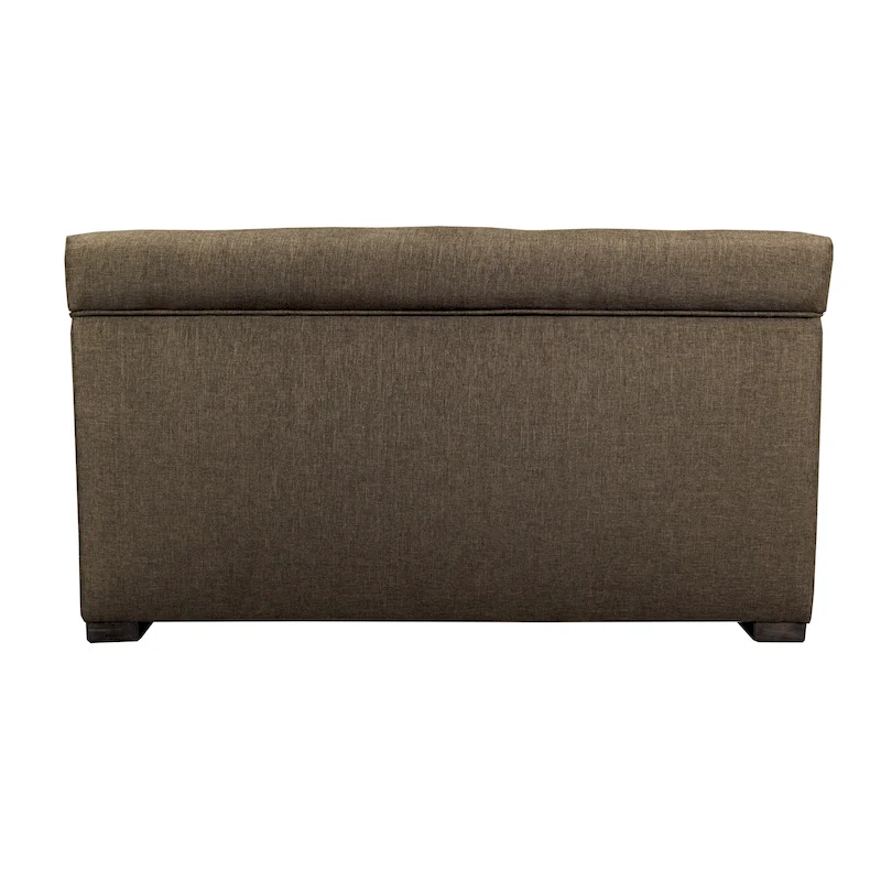 Angela 8-button Tufted Sand Storage Trunk Bench