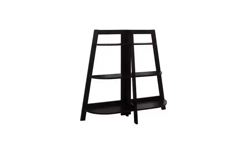 3-Tier Modern Ladder Bookshelves,Open Bookshelf,Wood Shelf Book Racks,Bookcases for Small Space,Living Room,Bedroom,Office