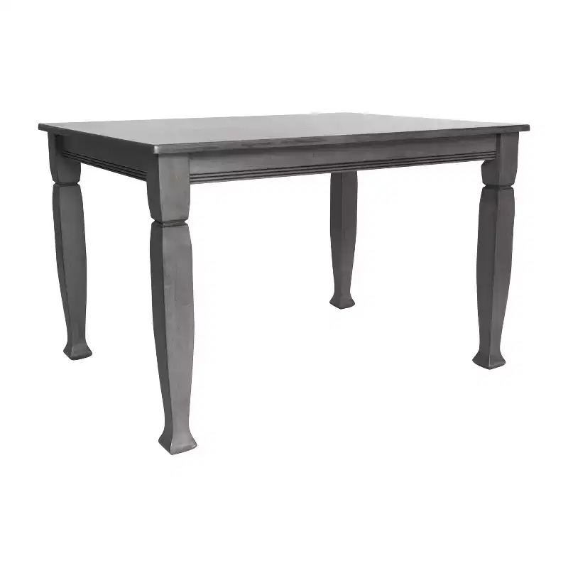 Wooden Dining Table with Sculpted Legs
