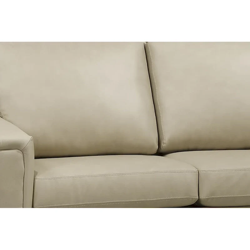 Lessa Modern Premium Top Grain Leather Sofa and Chair Set