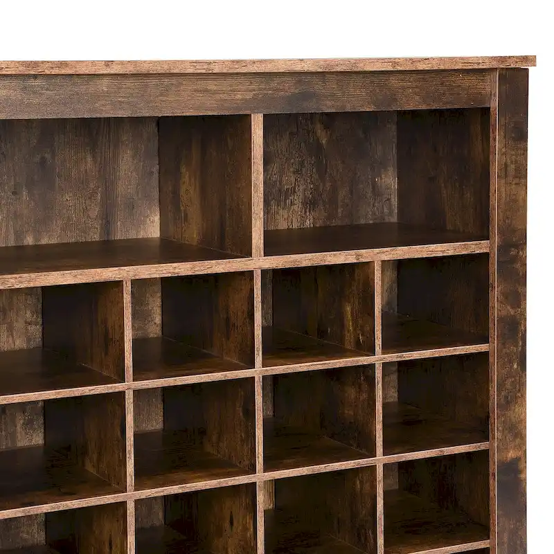 24-Cubby Shoe Storage Console